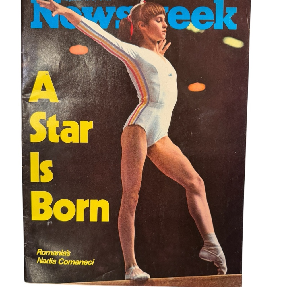 Newsweek Magazine - A Star Is Born Cover of Nadia Comaneci!!